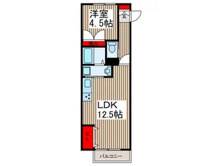 奥田ビル【4階】の間取り