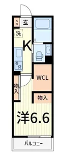 ノワール金町【1階】の間取り