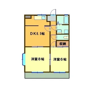 ステータス善光【2階】の間取り