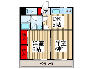 メゾン中村【1階】の間取り