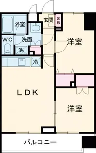 関寅ビル第5【6階】の間取り