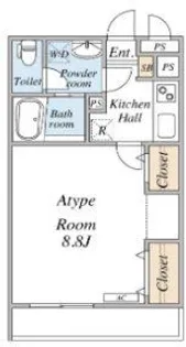 リブリ・西小岩【2階】の間取り