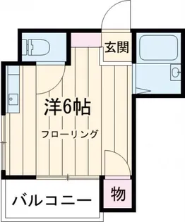 ベルクレール西八王子【1階】の間取り