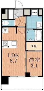 大阪府大阪市阿倍野区天王寺町北1【マンション】の間取り