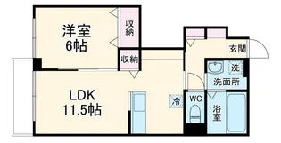 グランルーチェ【1階】の間取り