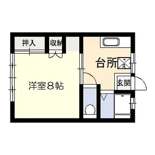 サンビームハイツ【1階】の間取り