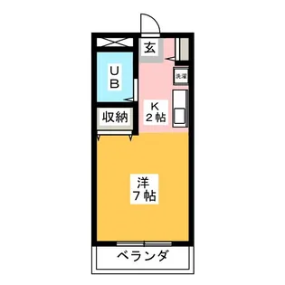 ファーストヒル【4階】の間取り