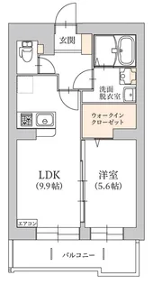 ルリアン【5階】の間取り