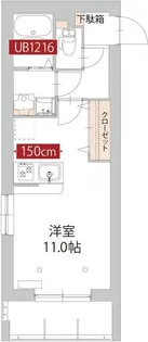 フリメール【3階】の間取り