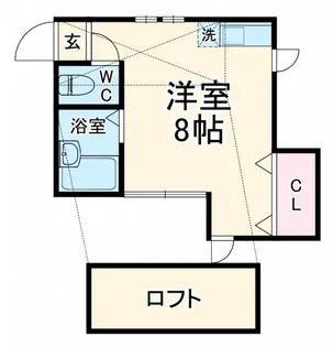 スマートコンパクト溝の口【1階】の間取り