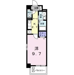 ボヌール・ユニティ【4階】の間取り