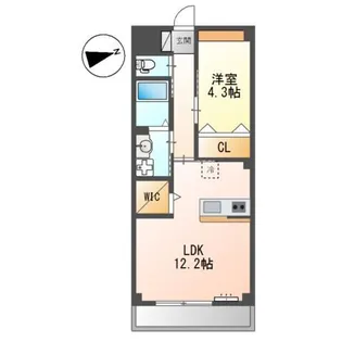 神奈川県大和市中央7【マンション】の間取り