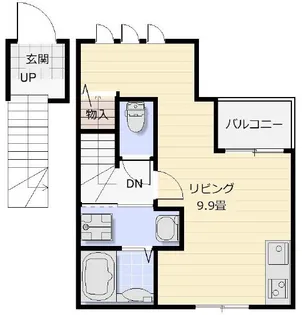 Cenova Ebisu【2階】の間取り