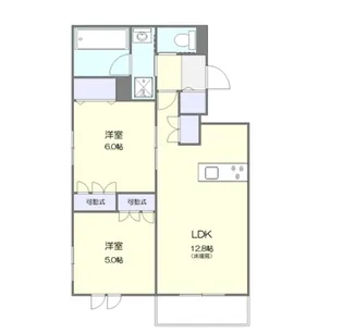 East sedona【1階】の間取り