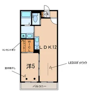 東京都渋谷区幡ヶ谷3【アパート】の間取り