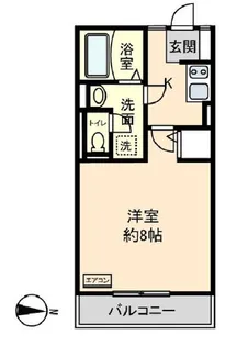 リヴィエール久米川【1階】の間取り