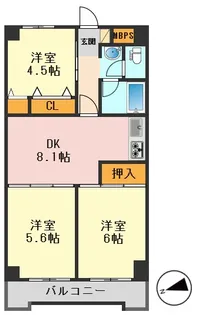 東京都葛飾区奥戸2【マンション】の間取り
