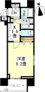 東京都新宿区新宿1【マンション】の間取り