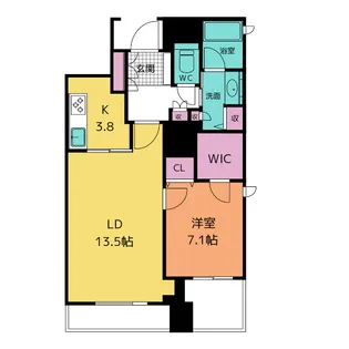 グランドメゾン泉【10階】の間取り
