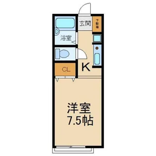フレア北中振【1階】の間取り