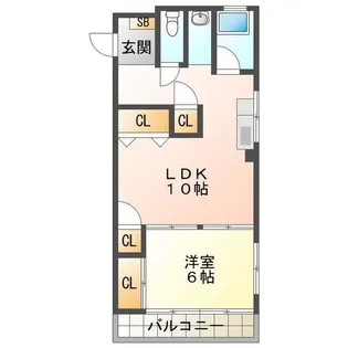 林ビル【2階】の間取り