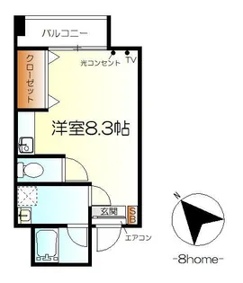シンワビル【2階】の間取り
