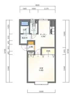 シティハイツ【1階】の間取り