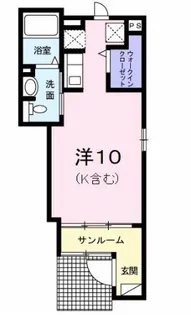 東京都日野市西平山1【アパート】の間取り