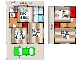 埼玉県川口市大字安行領根岸【一戸建】の間取り