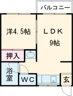 いずみハイツ石原II【2階】の間取り