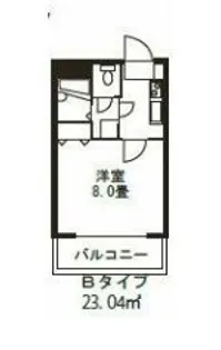 ドミール妙典【1階】の間取り