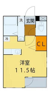 シャルール黒松【2階】の間取り