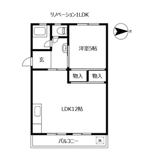 服部ビル A棟【3階】の間取り