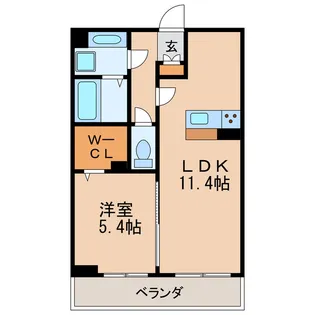 Branch千種【3階】の間取り