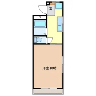 シティハイツ山本【2階】の間取り