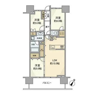 プラウド瑞江【4階】の間取り