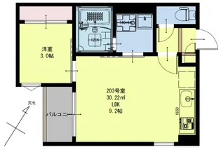 REGALEST PEAK(レガリスト ピーク)【2階】の間取り