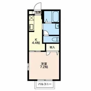 アルカディア【2階】の間取り