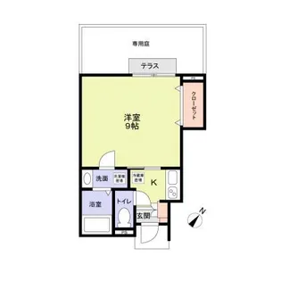 フォレストメゾン西船橋WEST【1階】の間取り