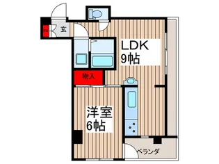 ヒルズ西竹ノ塚【4階】の間取り
