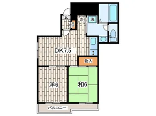 第一天栄ビル【4階】の間取り