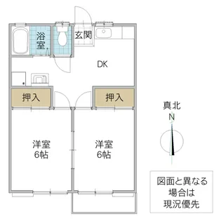 コーポグロリア【1階】の間取り