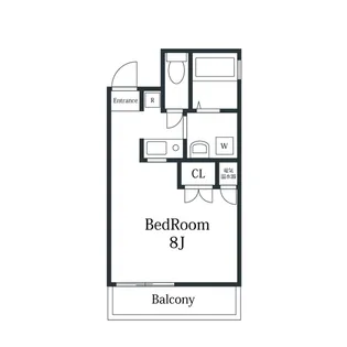 アンリシェール橋本A【3階】の間取り