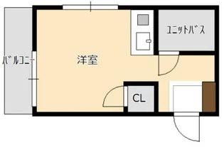 ワースビルディング南蟹屋町(旧:メゾンカニヤA)【3階】の間取り