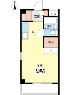 オーロラハウス【1階】の間取り