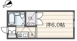 ヴィラフローレンス【2階】の間取り