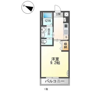 TAAMOSU CREST【1階】の間取り