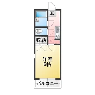 ハイツフォレスト【2階】の間取り