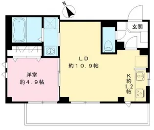 WEST LOUNGE【2階】の間取り