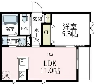 Lien S&K【1階】の間取り